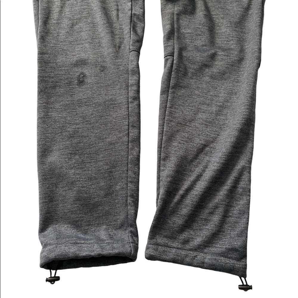 AND1 Men's Fleece Basketball Training Joggers Gray Athletic Gym Sweatpants Sz S - Picture 10 of 12